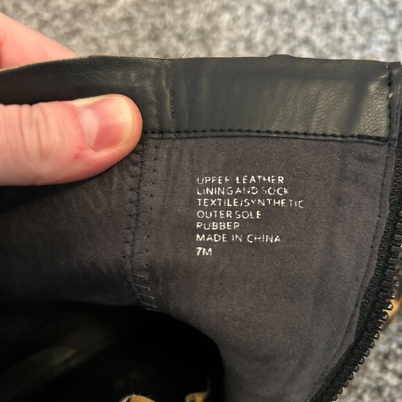 Banana Republic leopard block heel ankle boots, size 7 - Picture 4 of 9